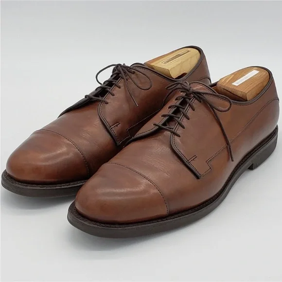 Allen Edmonds Bergland Mens Brown Cap Toe Rubber Sole Shoes Sz. 9A Allen Edmonds | Shoes | Allen Edmonds Cap Toe Derbys Brown  main image 2